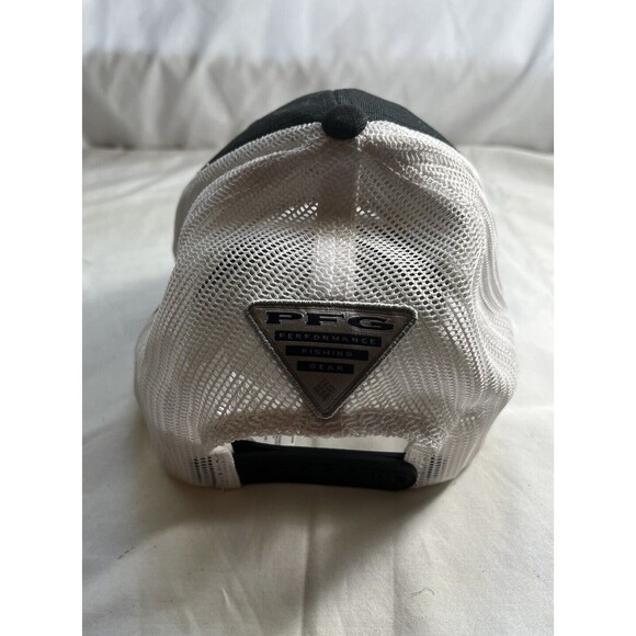 Columbia PFG Performance Fishing Gear Mesh Cap Hat Adjustable Black Front - Picture 3 of 5